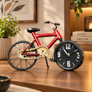 Metal Vintage Cycle Timepiece